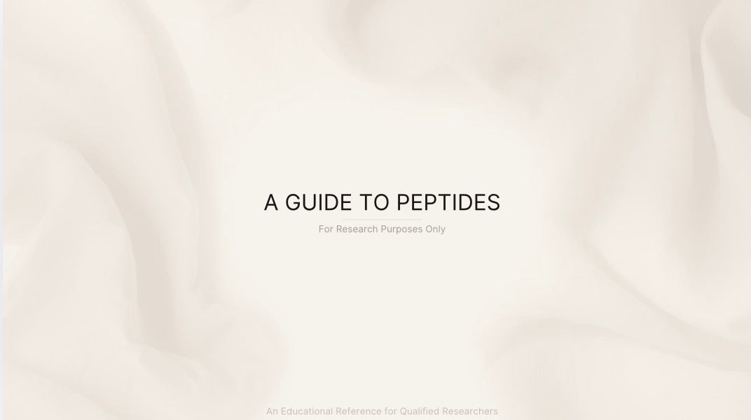 A Guide to Peptides